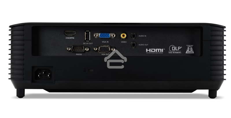 Проектор Acer X1228H, DLP 3D, XGA, 4500Lm, 20000/1, HDMI, 2.7kg, Euro Power EMEA