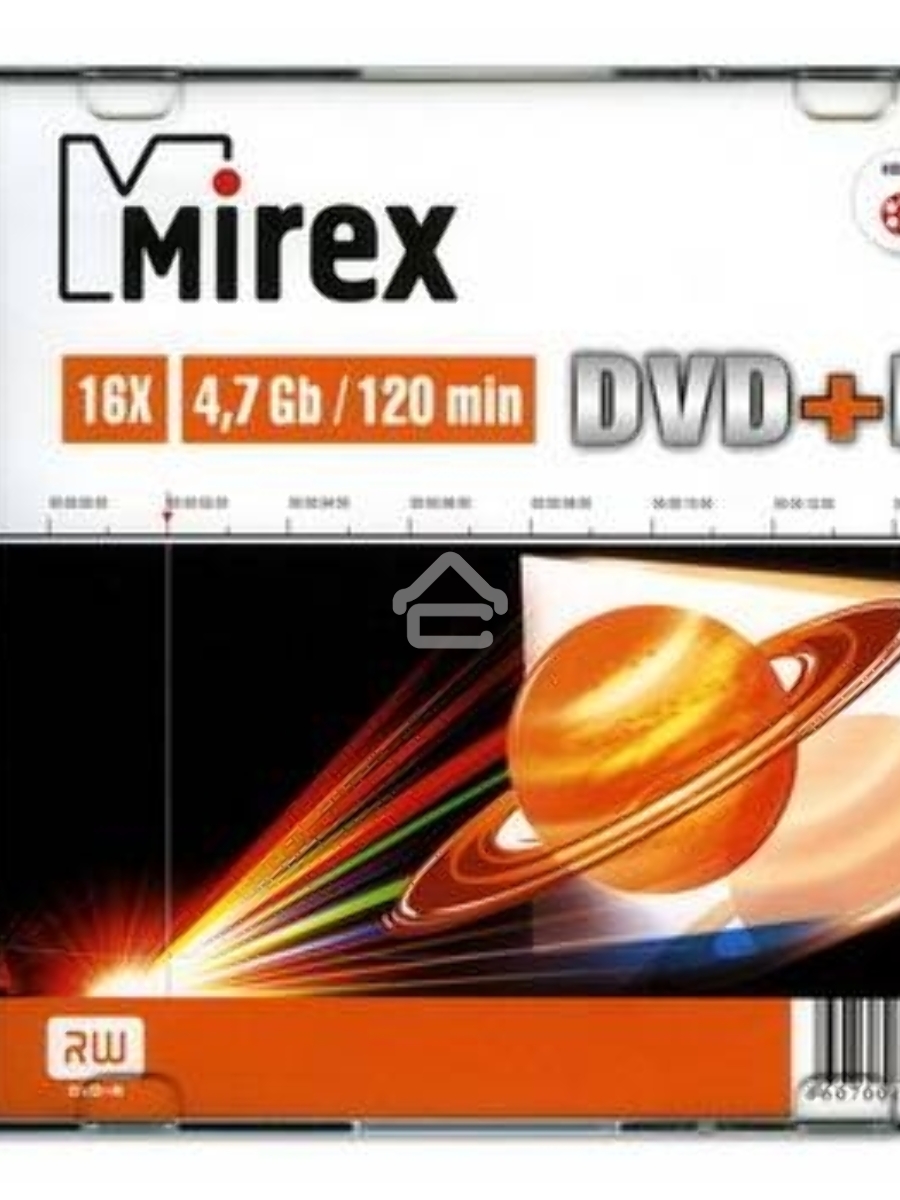 Диск DVD+R Mirex 4.7 Gb, 16x, Slim Case (1), (1/200)