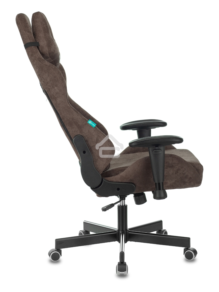 Кресло игровое Бюрократ VIKING KNIGHT LT10 FABRIC коричневый крестовина металл/пластик