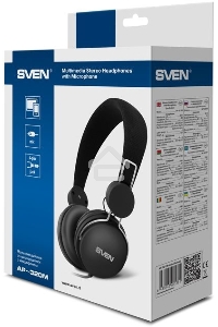 Наушники SVEN AP-320M  черный микрофон