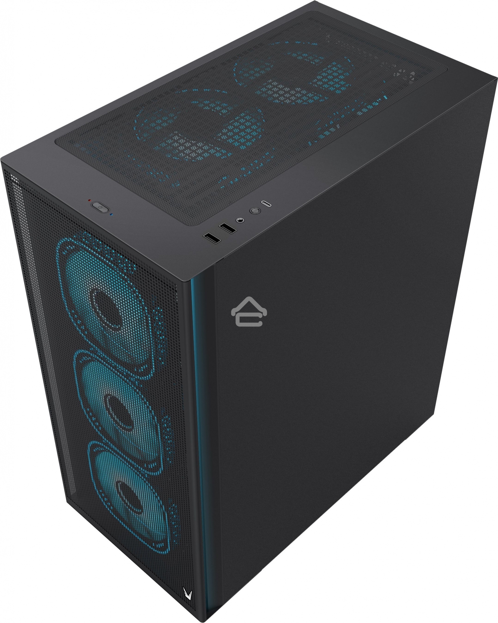 Компьютерный корпус Aerocool/Formula Air Power G5 черный без БП ATX 1x120мм 1xUSB 3.0 1xUSB3.1 audio bott PSU