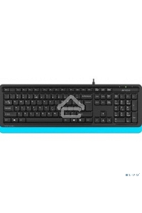 Клавиатура A4Tech Fstyler FK10 проводная, USB, черный/синий
