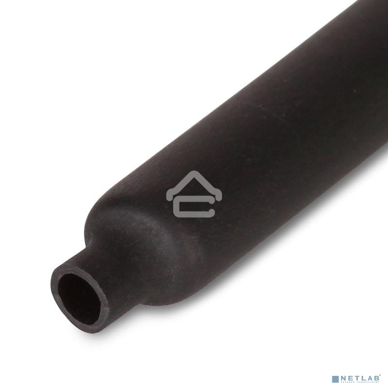 Трубка термоусадочная ТУТнг-8/4 черный (уп.100м) КВТ 60089