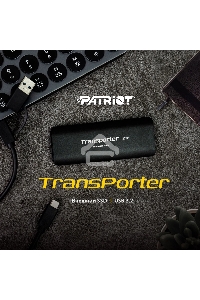Внешний накопитель SSD Patriot PTP512GPEC 512GB USB-C, R/W 1000MB/1000MB/s, черный