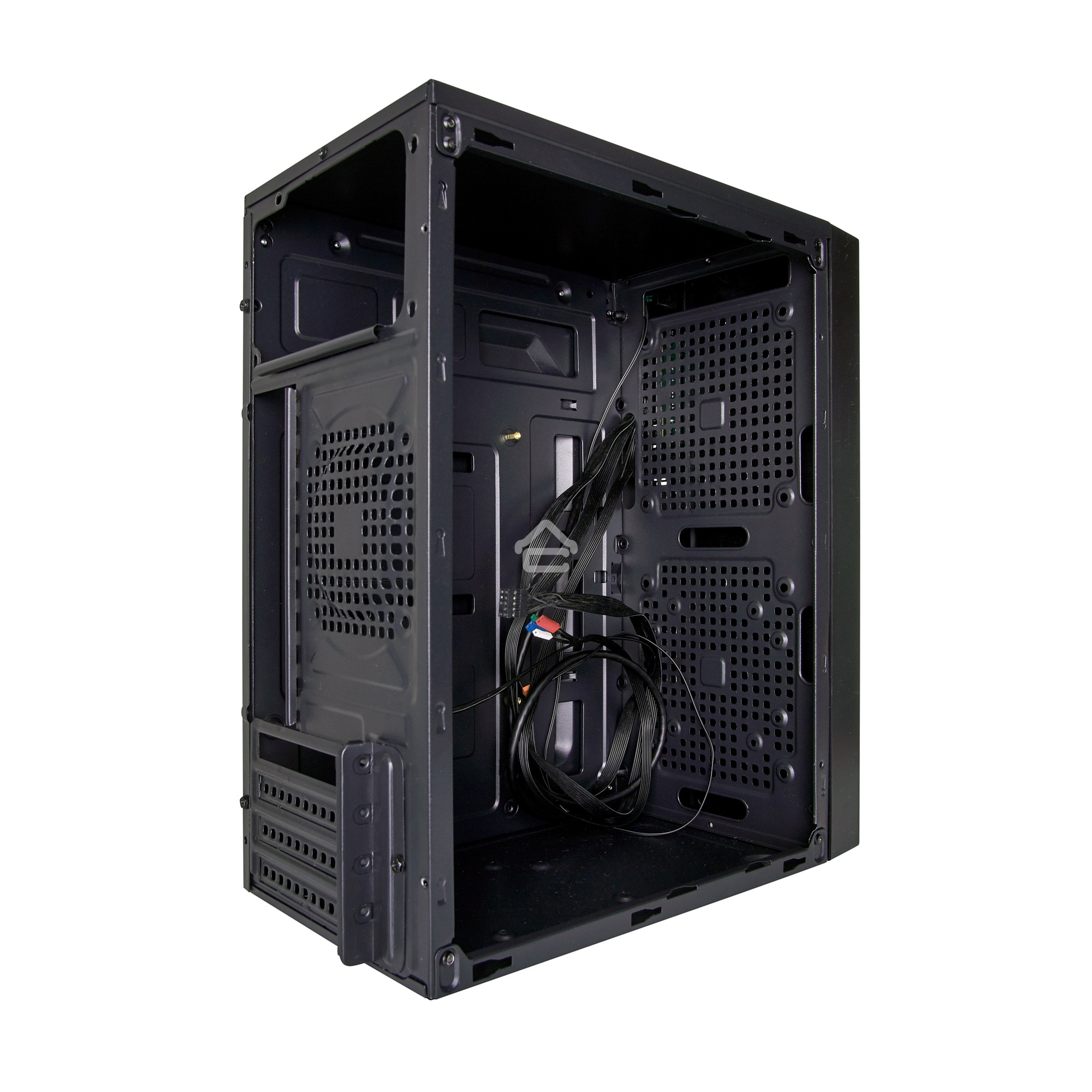 Компьютерный корпус Minitower Exegate BAA-104U Black, mATX, <без БП>, 2*USB+1*USB3.0, Audio