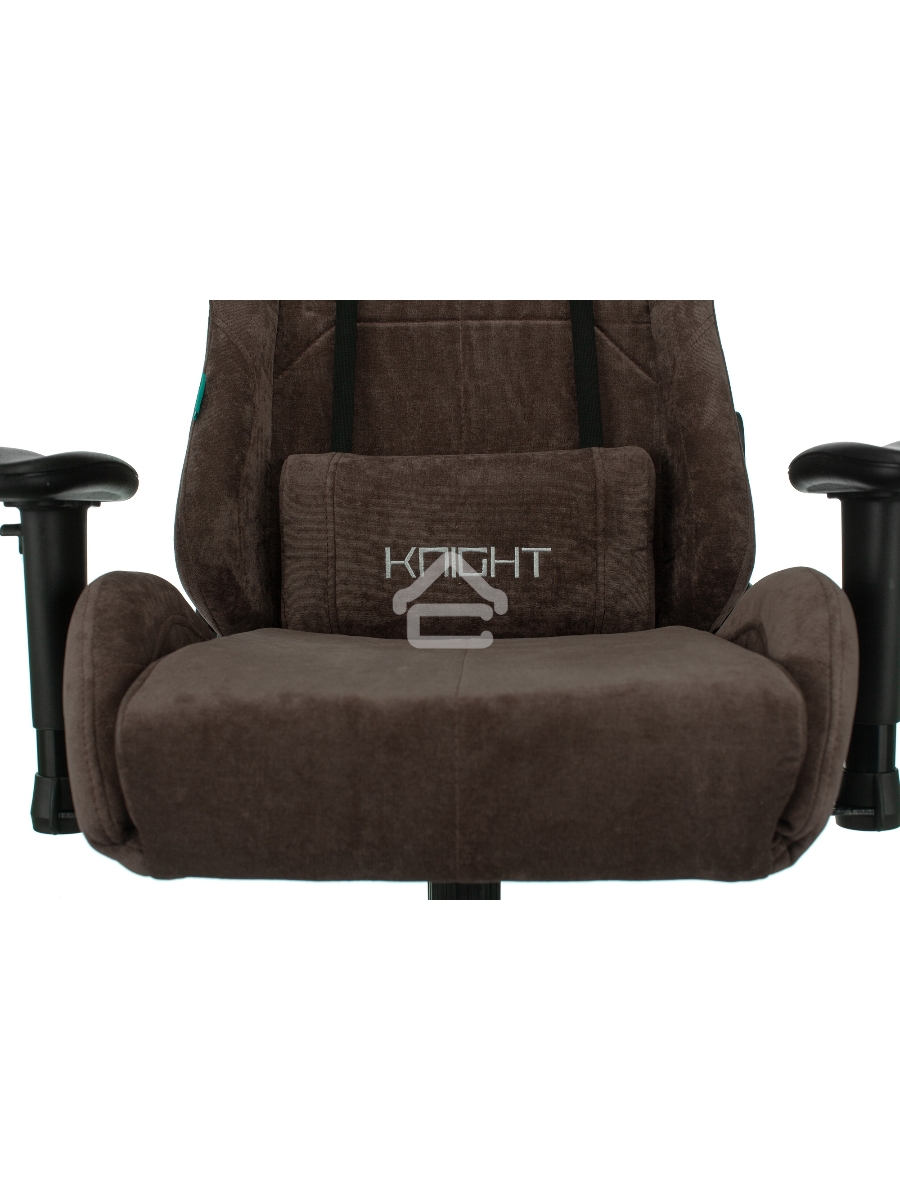 Кресло игровое Бюрократ VIKING KNIGHT LT10 FABRIC коричневый крестовина металл/пластик