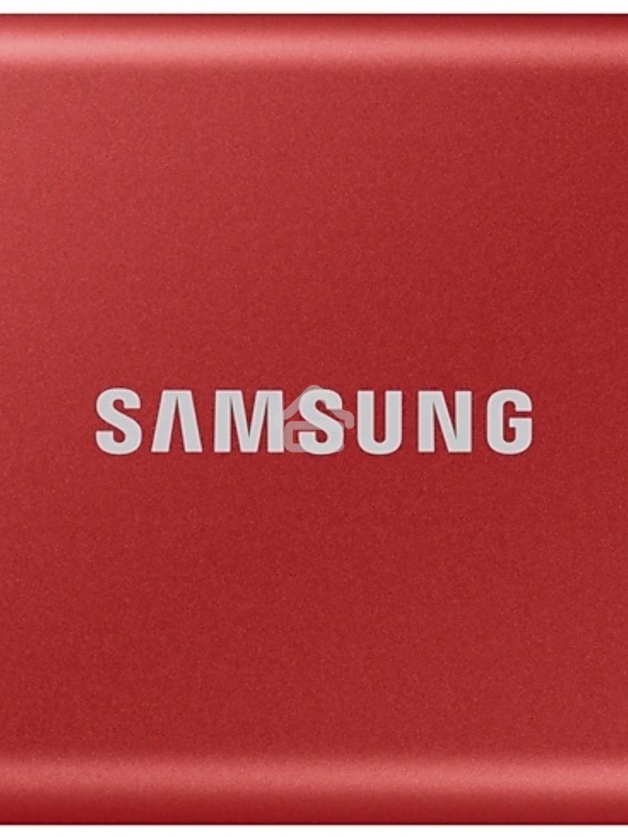 Твердотельный накопитель Samsung SSD 2TB T7, USB Type-C, R/W 1000/1050MB/s, красный