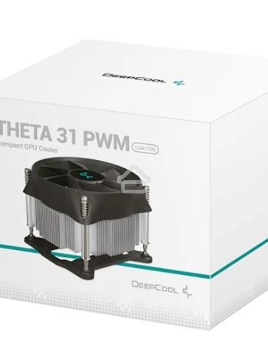 Кулер для процессора DEEPCOOL THETA 31 PWM 1700 черный/синий, 92 мм, алюминий/медь, 2400 об/мин, 30.3 дБ, 4 pin, 95 Вт, 66 мм