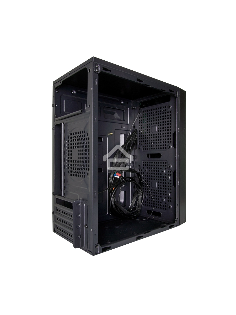 Корпус Minitower Exegate BAA-104U Black, mATX, <AAA400, 80mm>, 2*USB+1*USB3.0, Audio