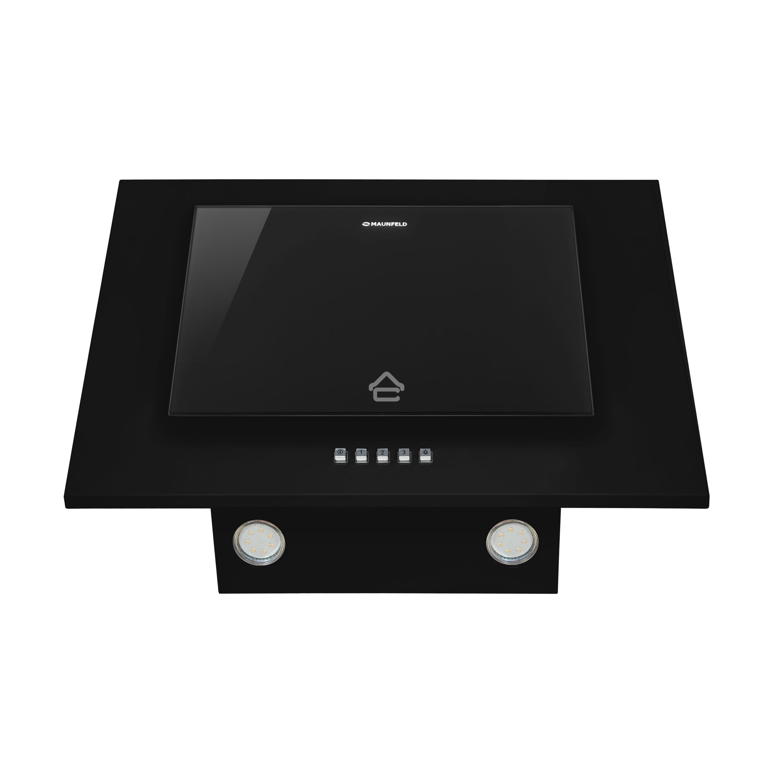 Вытяжка наклонная Maunfeld Tower C 60 черный, 60 см, 650 куб. м/ч, 51 дБ