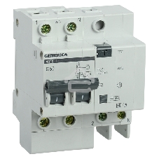 Выключатель автоматический дифференциального тока 2п 50А 300мА АД12 GENERICA ИЭК MAD15-2-050-C-300