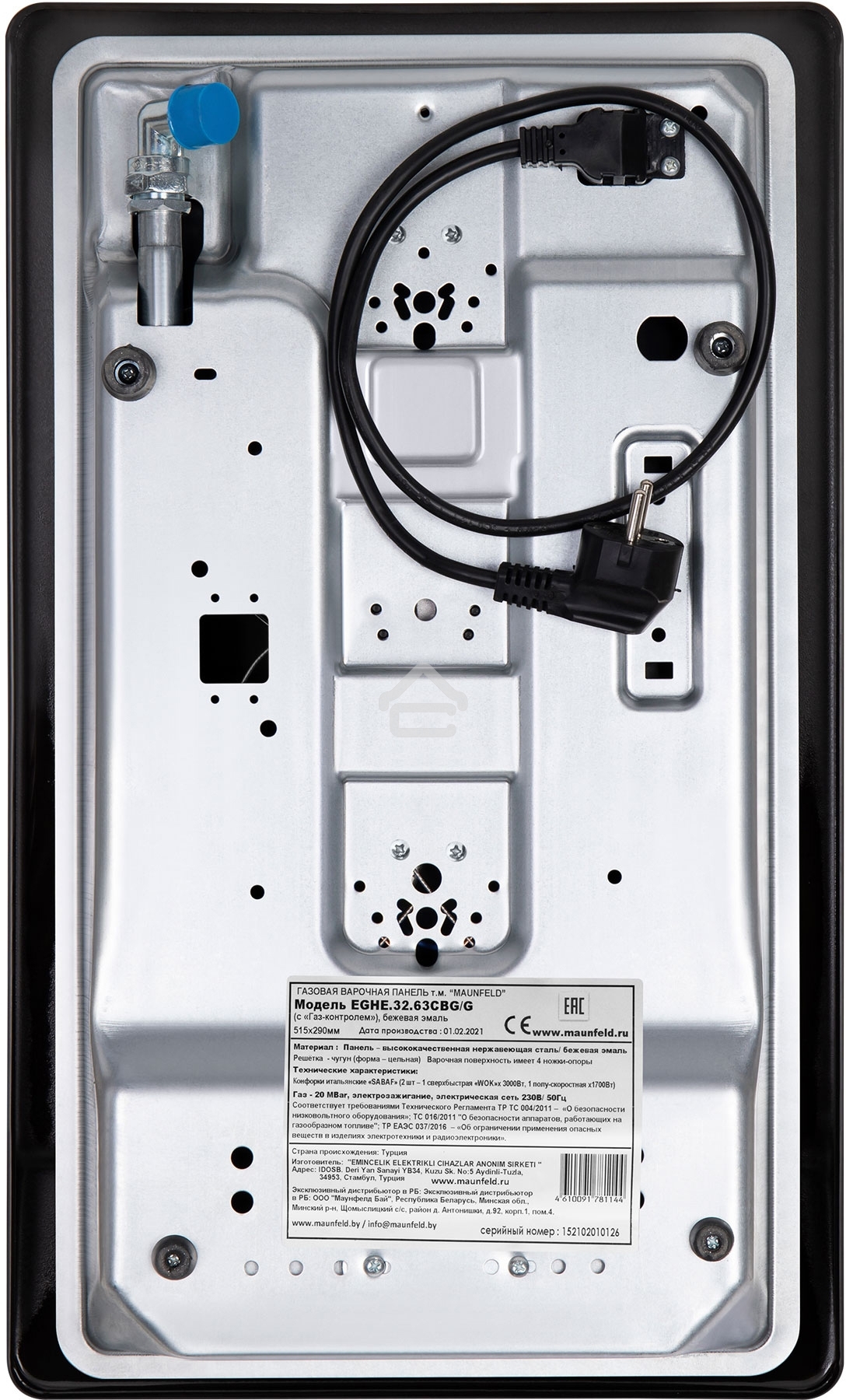 Газовая варочная панель Maunfeld EGHE.32.63CBG/G