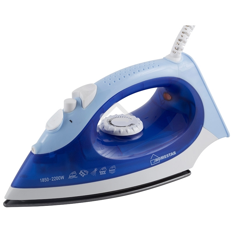 Утюг Homestar HS-4002А синий (1850-2200 Вт, пар, спрей, паровой удар, тефлоновая подошва)