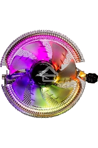 Кулер Zalman CNPS7600 RGB для процессора, Socket 775, 115x/1200, 1700, AM3, AM4, 1x92 мм, 800-2000 об/мин, TDP 95 Вт, разноцветная подсветка