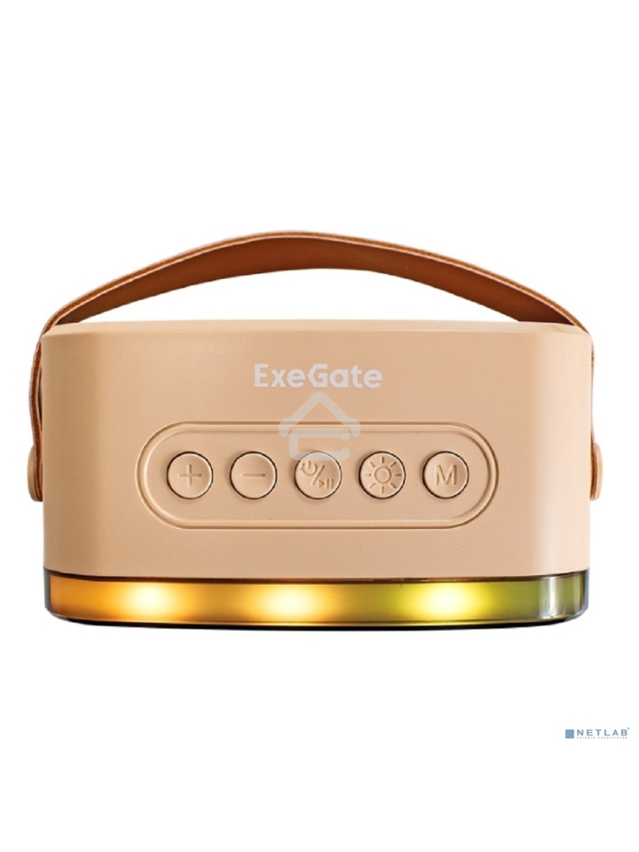 Караоке-система ExeGate Bro 330  Bluetooth 8 Вт бежевый