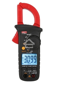 Токоизмерительные клещи UT200B+ переменный ток (600А); Напряжение постоянного/переменного тока (600 В), сопротивление (3 МОм); Емкость