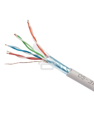 Кабель FPC Cablexpert UPC-5004E-SOL кат.5e CCA однож. 305м pullbox, серый
