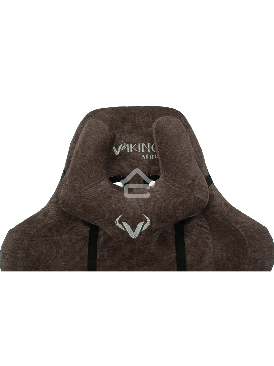 Кресло игровое Бюрократ VIKING KNIGHT LT10 FABRIC коричневый крестовина металл/пластик