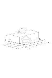 Вытяжка встраиваемая LEX HUBBLE 500 INOX  570м3/час LED лампы