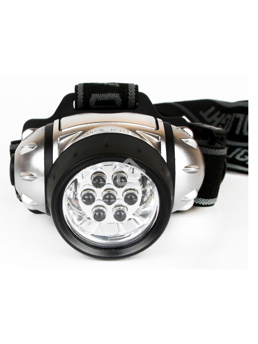 Фонарь ULTRAFLASH LED5351налобн металлик 7led 3 реж 3xr03 пласт коробка