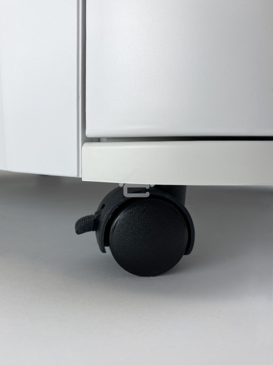 Шредер Heleos АП40-5 белый с автоподачей (секр.P-5) фрагменты 180лист. 37лтр. скрепки скобы пл.карты