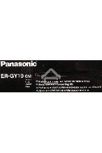 Машинка для стрижки Panasonic ER-GY10CM520 черный (насадок в компл:4шт)