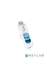 Флэш диск ADATA Flash Drive 64Gb С008 AC008-64G-RWE {USB2.0, White}