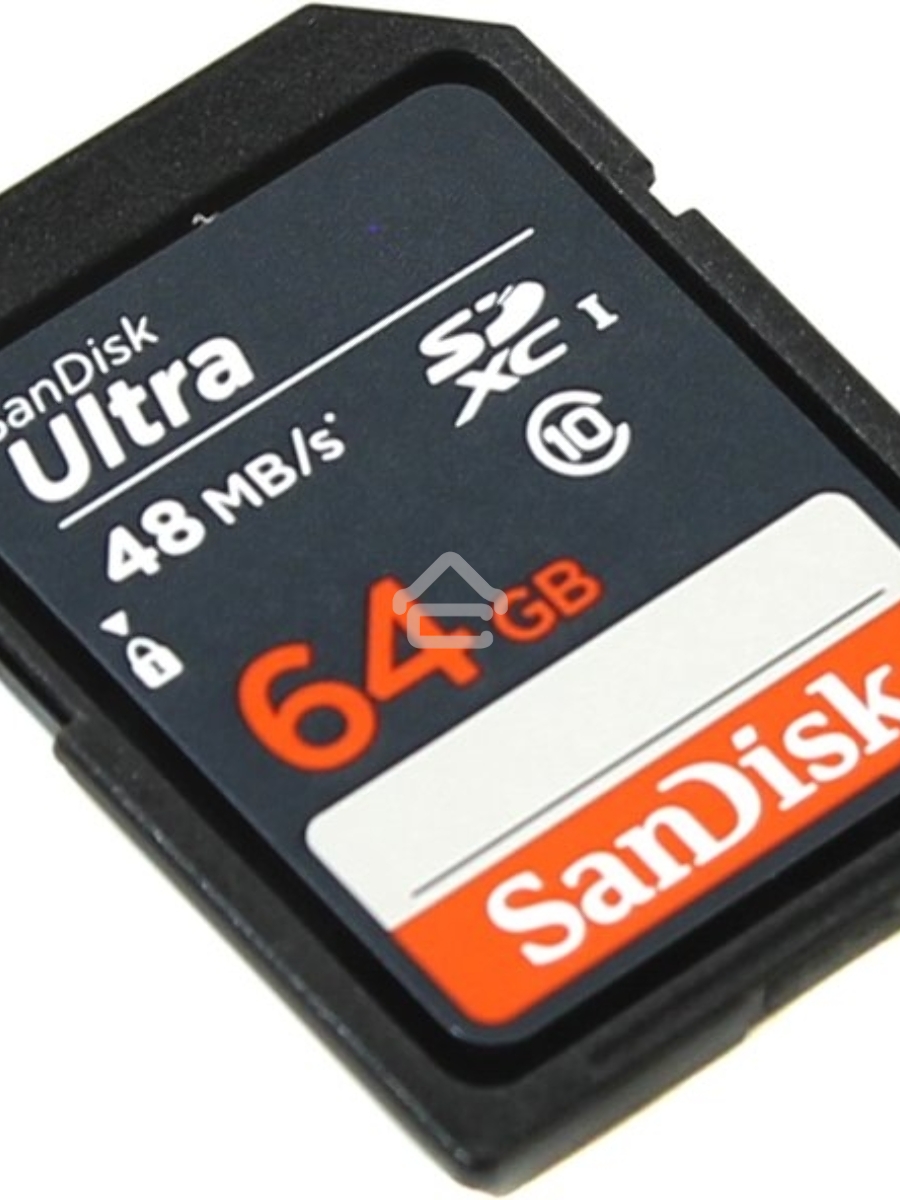 Флеш карта SD 64GB SanDisk SDXC Class 10 UHS-I Ultra 48MB/s