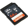 Флеш карта SD 64GB SanDisk SDXC Class 10 UHS-I Ultra 48MB/s