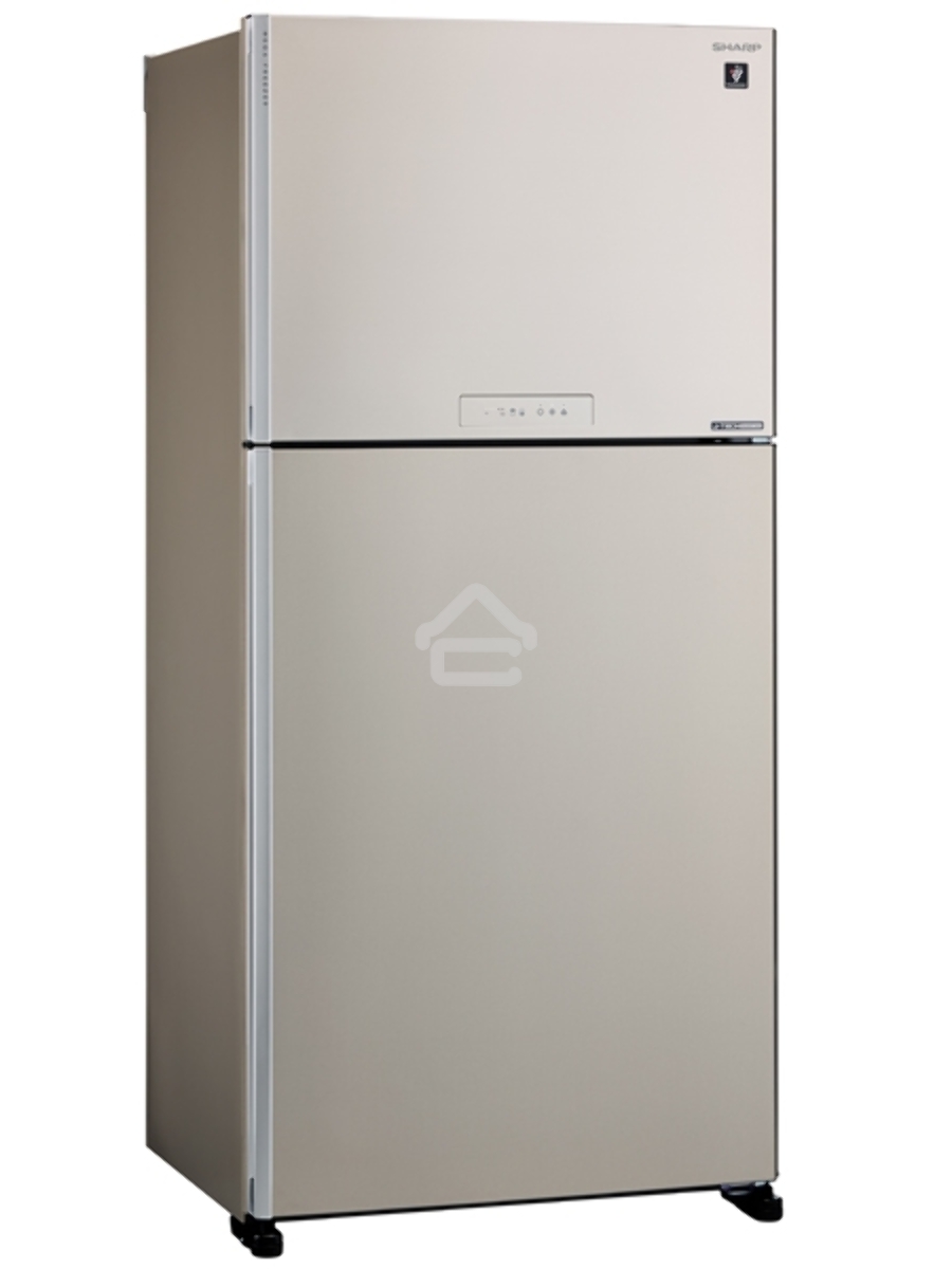 Холодильник Sharp SJ-XG60PMBE бежевый двухкамерный 422/178 л морозилка сверху, No Frost