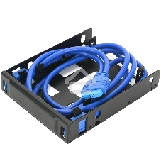 Панель с двумя портами USB 3.0 в слот 3.5 компьютерного корпуса и слот 2x2.5 CMU3-B3