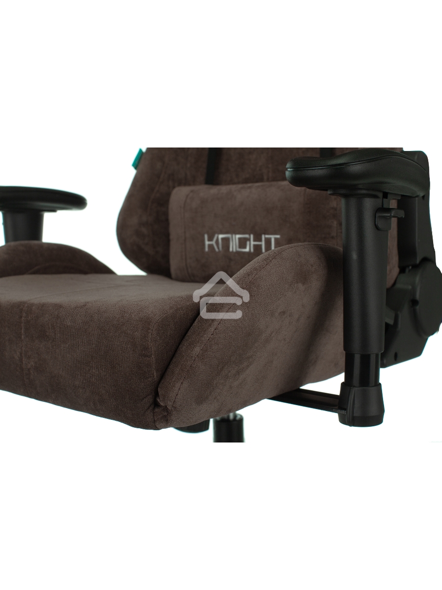 Кресло игровое Бюрократ VIKING KNIGHT LT10 FABRIC коричневый крестовина металл/пластик