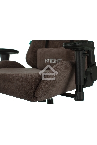 Кресло игровое Бюрократ VIKING KNIGHT LT10 FABRIC коричневый крестовина металл/пластик