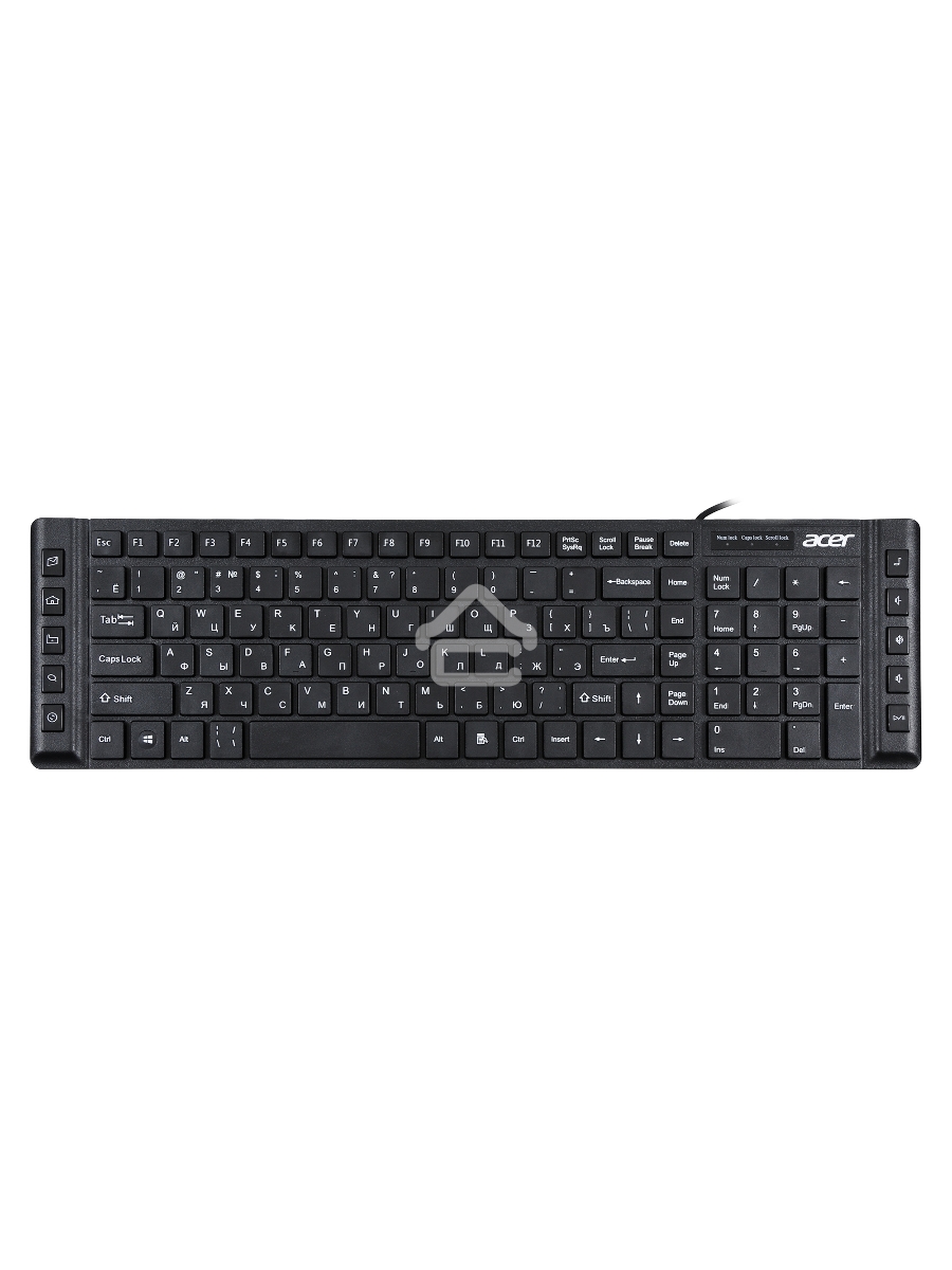 Клавиатура Acer OKW010 [ZL.KBDEE.002] проводная, USB, черный