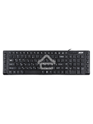 Клавиатура Acer OKW010 [ZL.KBDEE.002] проводная, USB, черный