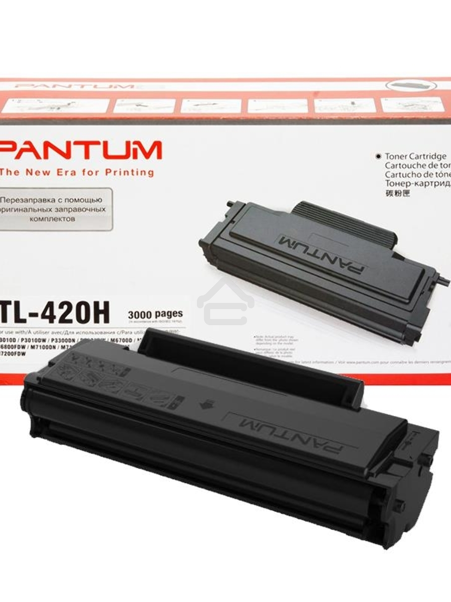 Картридж лазерный Pantum TL-420H/HP черный для P3010D, P3010DW, P3300DN, P3300DW, M6700D, M6700DW, M7100DN, M7100DW, M6800FDW, M7200FD, M7200FDN, M7200FDW 3000 стр.