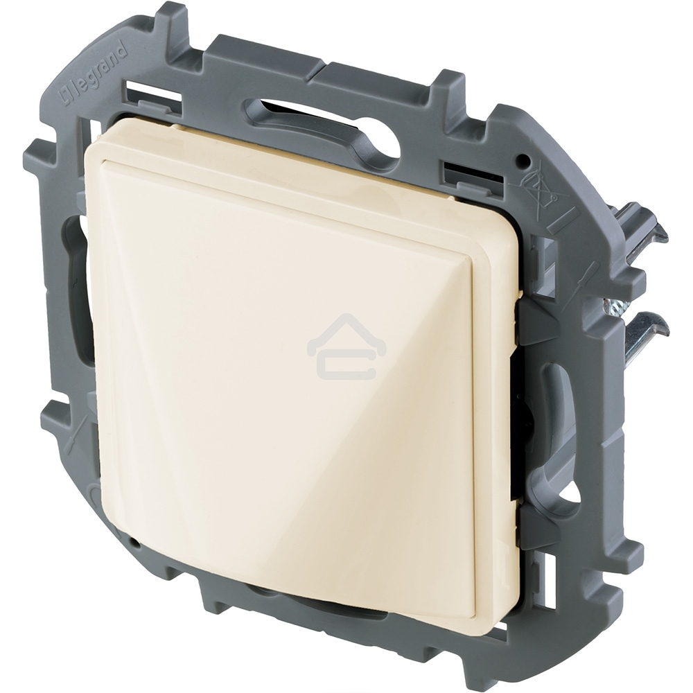 Inspiria Вывод кабеля с зажимом для крепления слоновая кость