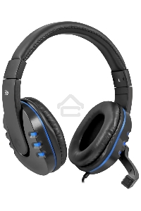 Гарнитура Defender GAMING WARHEAD G-160 BLACK/BLUE