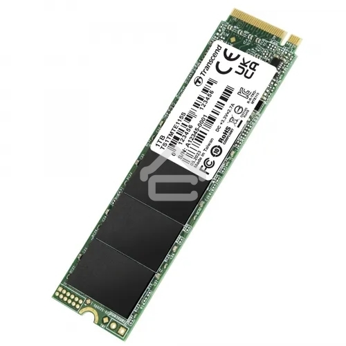 Накопитель SSD Transcend 115S, 1Tb, PCIe 3.0 x4, M.2 2280, NVMe, R/W 3200/2000