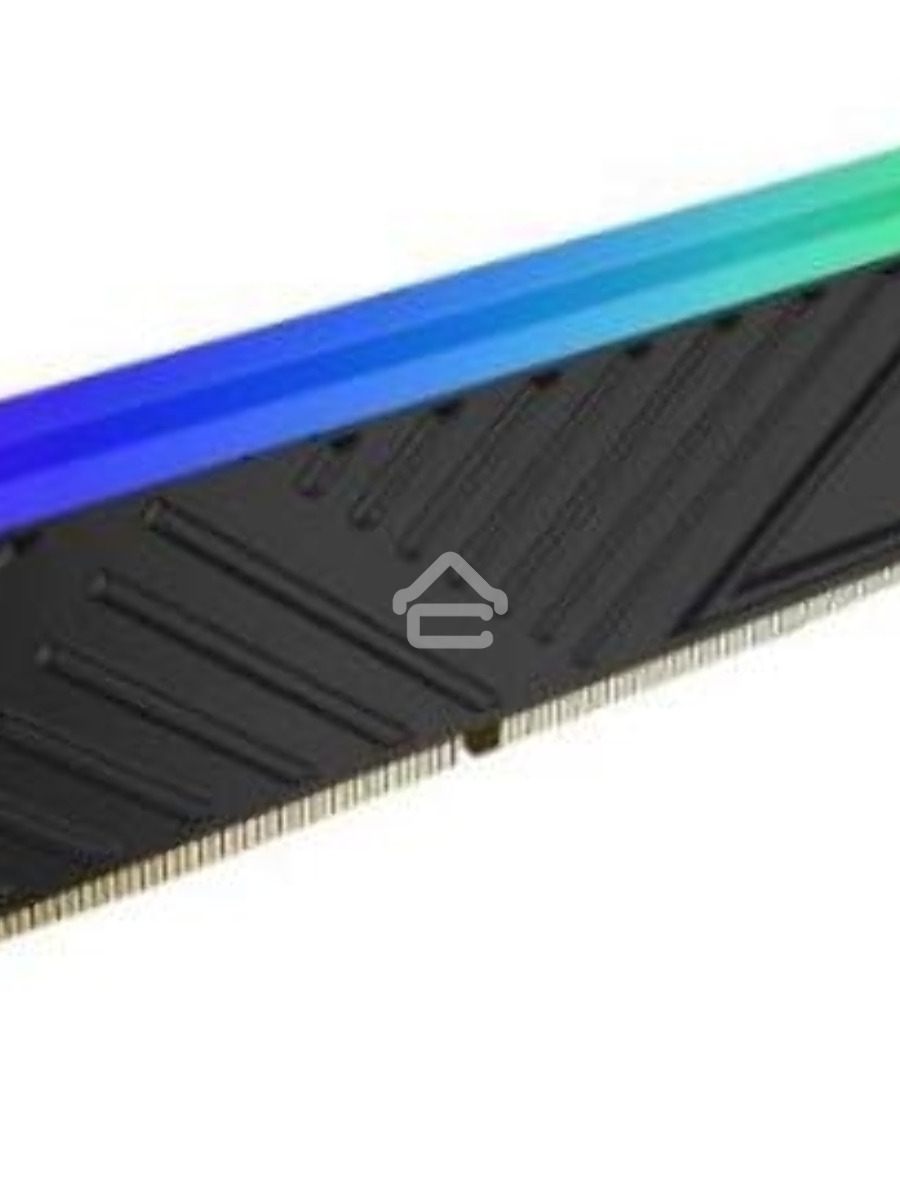 Оперативная память XPG Spectrix D35G RGB, 8GB, DDR4, 3600MHz, CL18, DIMM, с радиатором, черный, RGB