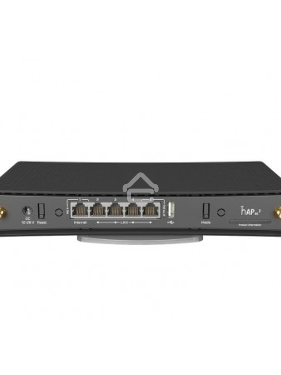 Беспроводной маршрутизатор MikroTik hAP ac3 with 4-core 716 MHz CPU, 256MB RAM, 5 x Gigabit LAN (PoE-out on port#5)