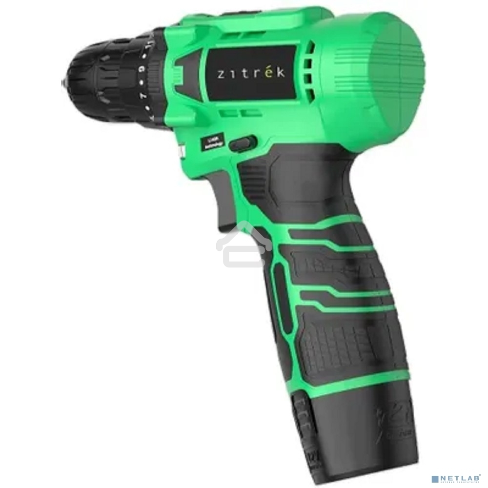 Дрель-шуруповерт Zitrek Green Li Plus 083-1021, Аккумуляторная, 12В