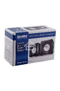 Колонки Sven 315 2.0 черный 5Вт
