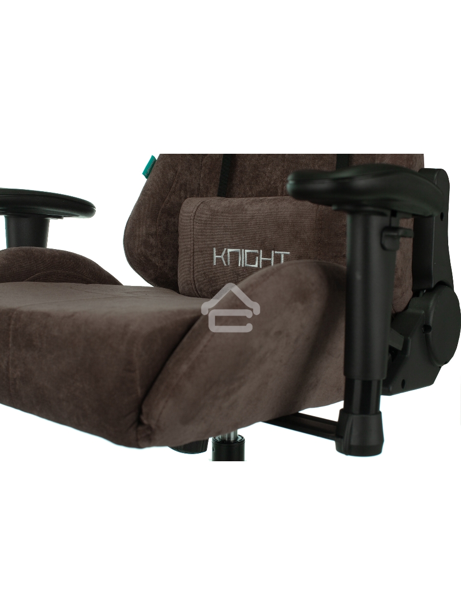Кресло игровое Бюрократ VIKING KNIGHT LT10 FABRIC коричневый крестовина металл/пластик