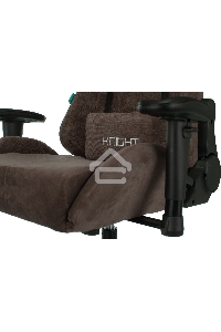 Кресло игровое Бюрократ VIKING KNIGHT LT10 FABRIC коричневый крестовина металл/пластик