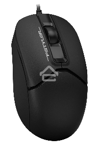 Мышь проводная A4Tech Fstyler FM12S черный, 1200 dpi, USB, кнопки - 3