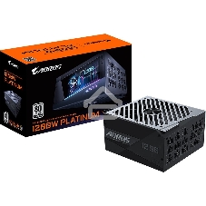 Блок питания Gigabyte GP-AP1200PM, 1200Вт, 80 PLUS Platinum, 140мм, модульный, черный