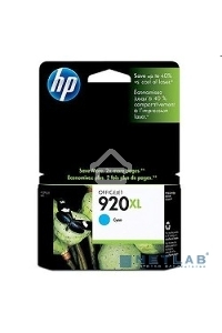 Картридж струйный HP 920XL CD972AE голубой для HP OJ 6000/6500
