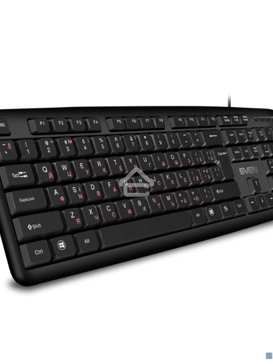Клавиатура SVEN KB-S230 чёрная (104кл, каб. 2м)