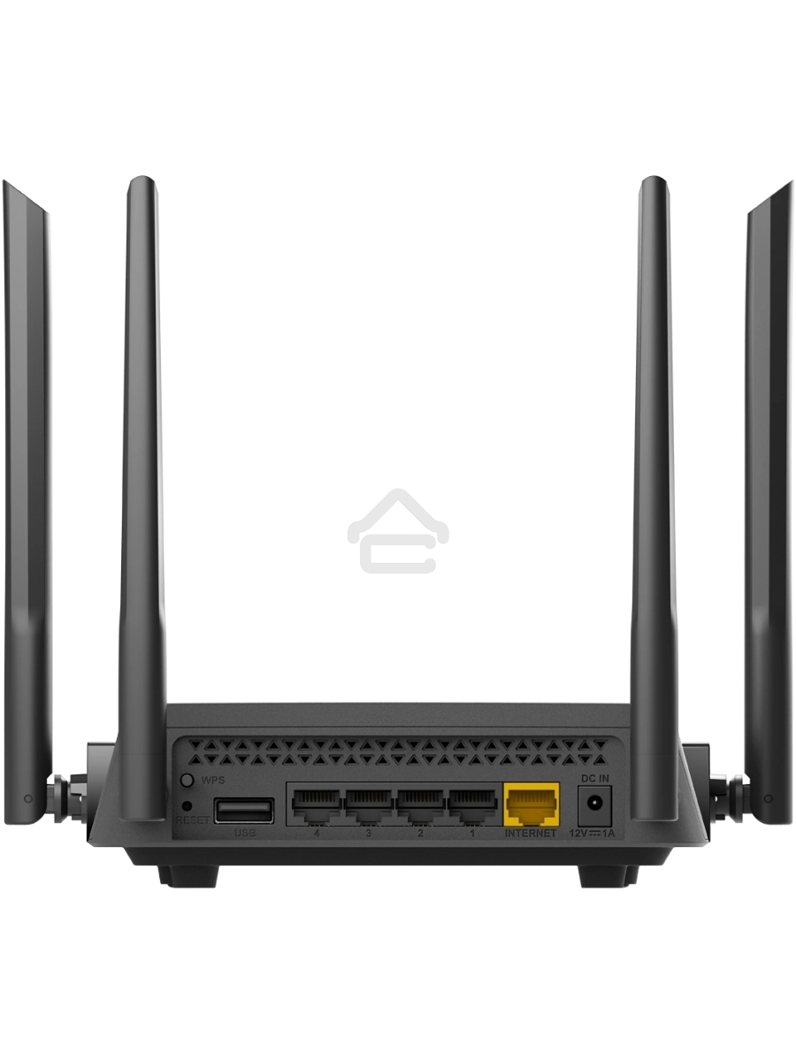 Роутер беспроводной D-Link DIR-825/RU/R7 (DIR-825/RU/R7A) AC1200 10/100/1000BASE-T черный